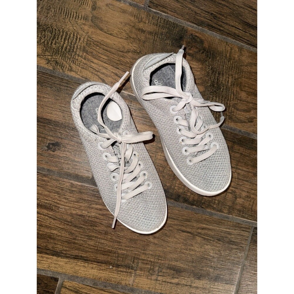 Allbirds Women's Tree Pipers Lace Up Woven Sneaker Size 6 Luna Grey